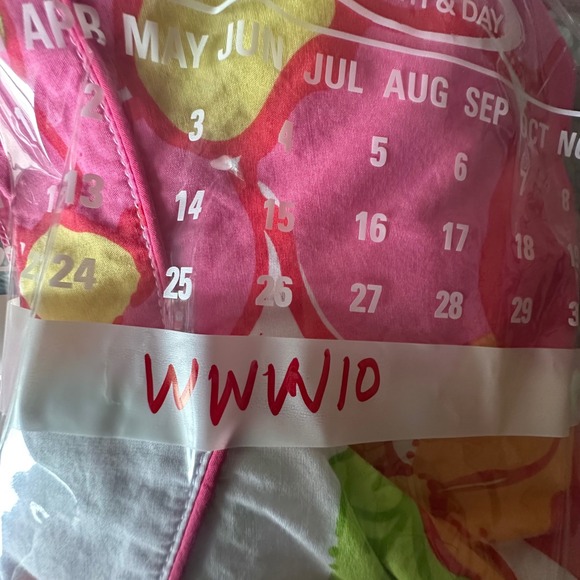 Lilly Pulitzer Floral Skirt Bright Pink Orange Yellow‎ Garden Party Cotton - Picture 9 of 9